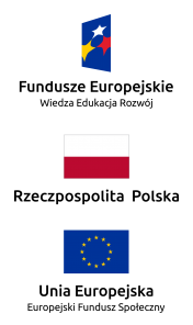 Znak Fundusze Eurpejskie, Flaga Polski, Flaga UE