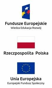 Znak Fundusze Eurpejskie, Flaga Polski, Flaga UE